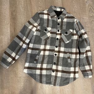 Fully Lined Plaid Shacket